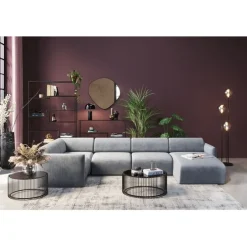 Ensemble de canapés 1 Lucca gris droite 328cm