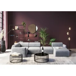 Ensemble de canapés 2 Lucca gris droite 328cm