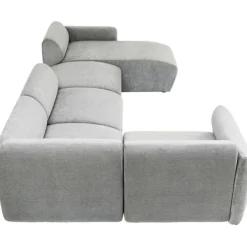 Ensemble de canapés 2 Lucca gris droite 328cm