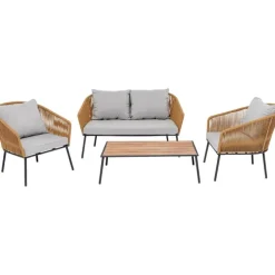Ensemble de sièges Elba Quattro nature Out (4-pcs)