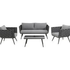 Ensemble de sièges Rimini anthracite (4-pcs.)