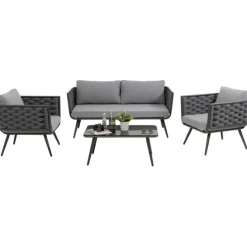 Ensemble de sièges Rimini anthracite (4-pcs.)
