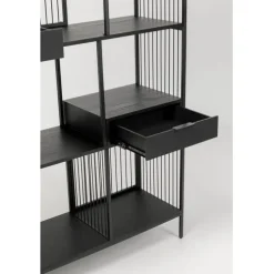 Etagère Bologna noir 125x200cm