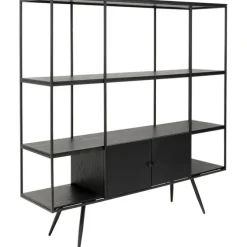 Etagère Cosy Sixties noir 180x183cm