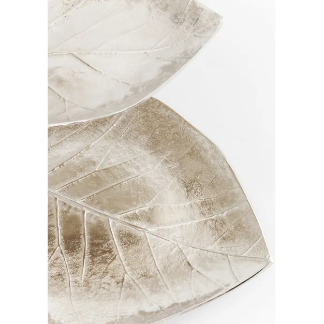 Etagère décorative Leaf argent 45cm