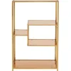 Etagère Loft doré 100x60