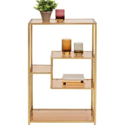 Etagère Loft doré 100x60