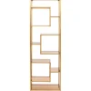 Etagère Loft doré 60x195cm
