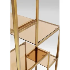 Etagère Loft doré 60x195cm