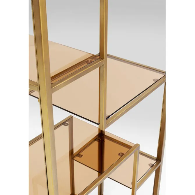 Etagère Loft doré 60x195cm