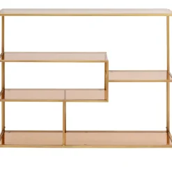Etagère Loft doré 115x100cm
