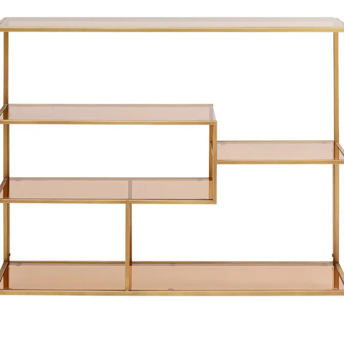 Etagère Loft doré 115x100cm