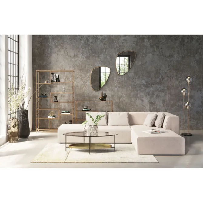 Etagère Loft doré 115x100cm