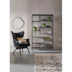 Etagère Loft noir 115x195cm