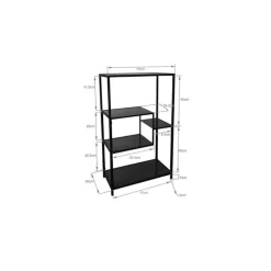Etagère Loft noir 60x100cm