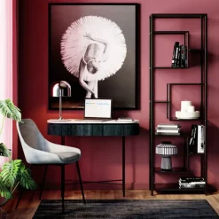 Etagère Loft noir 60x195cm