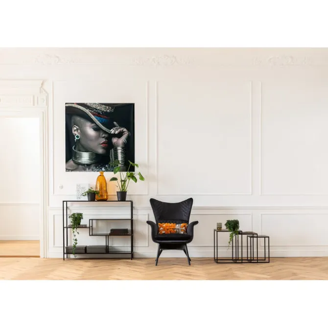 Etagère Loft noir 115x100cm