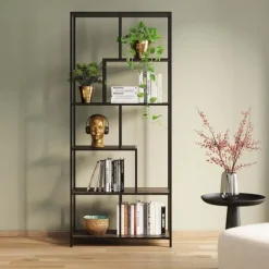 Etagère Loftie noir 77x185cm