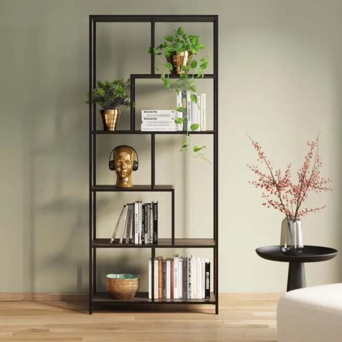 Etagère Loftie noir 77x185cm