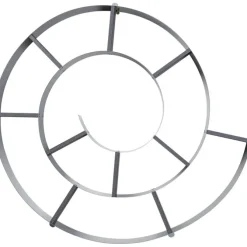 Etagère murale Snail argenté-gris