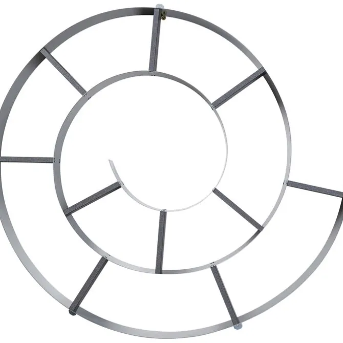 Etagère murale Snail argenté-gris