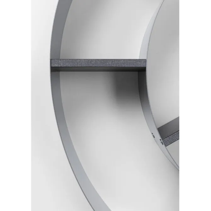 Etagère murale Snail argenté-gris