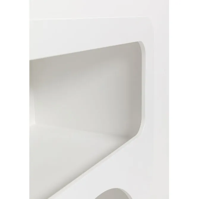 Etagère Paco blanc 140x75cm