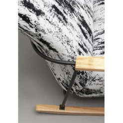 Fauteuil à bascule Kyle nature