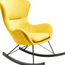 Fauteuil à bascule Oslo jaune