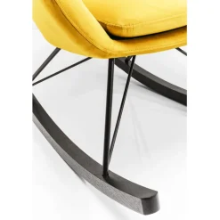 Fauteuil à bascule Oslo jaune