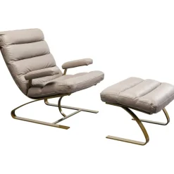 Fauteuil + repose-pied Novel