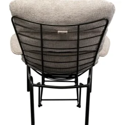 Fauteuil + tabouret Vienna Swing beige