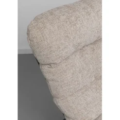 Fauteuil + tabouret Vienna Swing beige