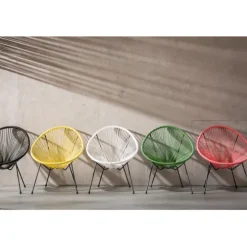 Fauteuil Acapulco cherry