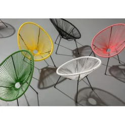 Fauteuil Acapulco cherry
