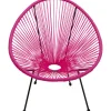 Fauteuil Acapulco fuchsia