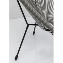 Fauteuil Acapulco gris (set de 2)