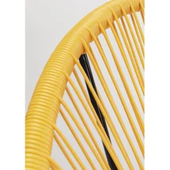 Fauteuil Acapulco jaune (set de 2)