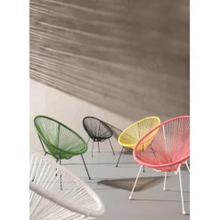 Fauteuil Acapulco Mono blanc