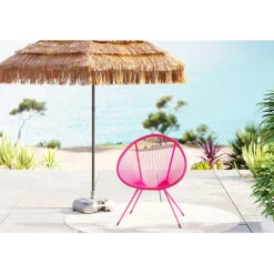 Fauteuil Acapulco Mono fuchsia