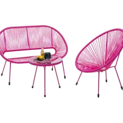 Fauteuil Acapulco Mono fuchsia