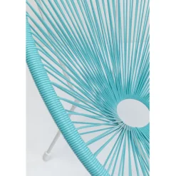 Fauteuil Acapulco turquoise (set de 2)