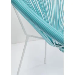 Fauteuil Acapulco turquoise (set de 2)