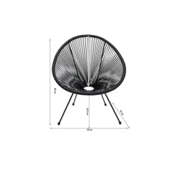 Fauteuil Acapulco turquoise