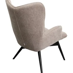 Fauteuil Black Vicky marron clair