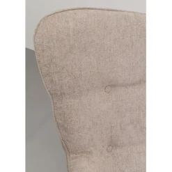 Fauteuil Black Vicky marron clair