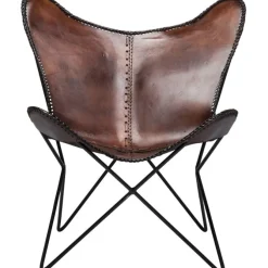 Fauteuil Butterfly marron eco.