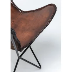 Fauteuil Butterfly marron eco.