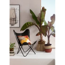 Fauteuil California cuir noir