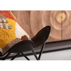 Fauteuil California cuir noir